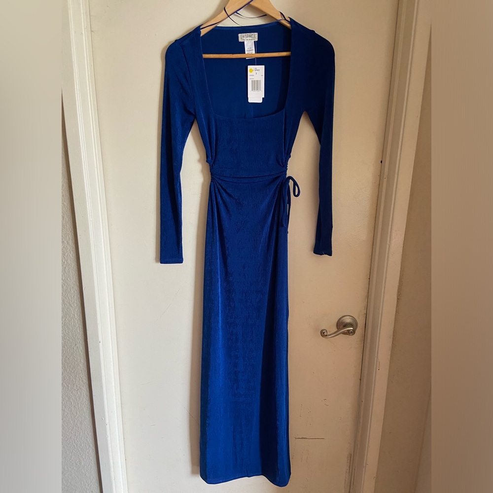 L*Space Revolve Square Neck Maxi Devon Dress NWT Size Small